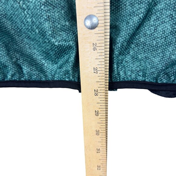 Vtg Frank Shorter Sports Jacket Men M Green Full-Zip High Collar Elastic Hem - Picture 9 of 10